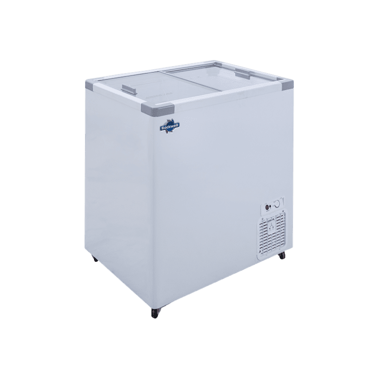 Rockwell Ltr Glass Top Deep Freezer Low Power Consumption