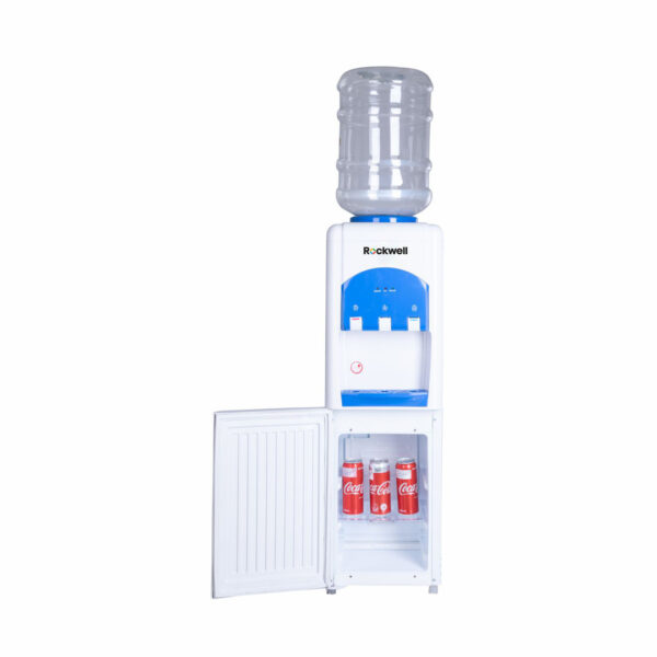 Rockwell Water Dispenser with Refrigerator, Xtra Pure R, Hot, Cold & Normal, Low Power Consumption, White