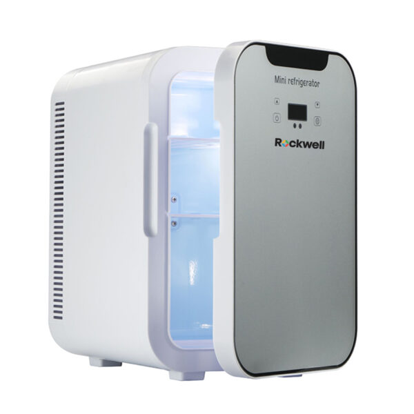 ROCKWELL 13L Mini Cooler and Warmer, AC/DC Portable Thermoelectric Cooler/Warmer for Skincare, Cosmetics,Snacks & Medicine – White - Image 4