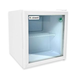 ROCKWELL Single Door Visi Cooler (47L, 2 Large Shelves, White) – Energy-Efficient, Adjustable Storage & Sleek Design for Homes, Offices & Hotels